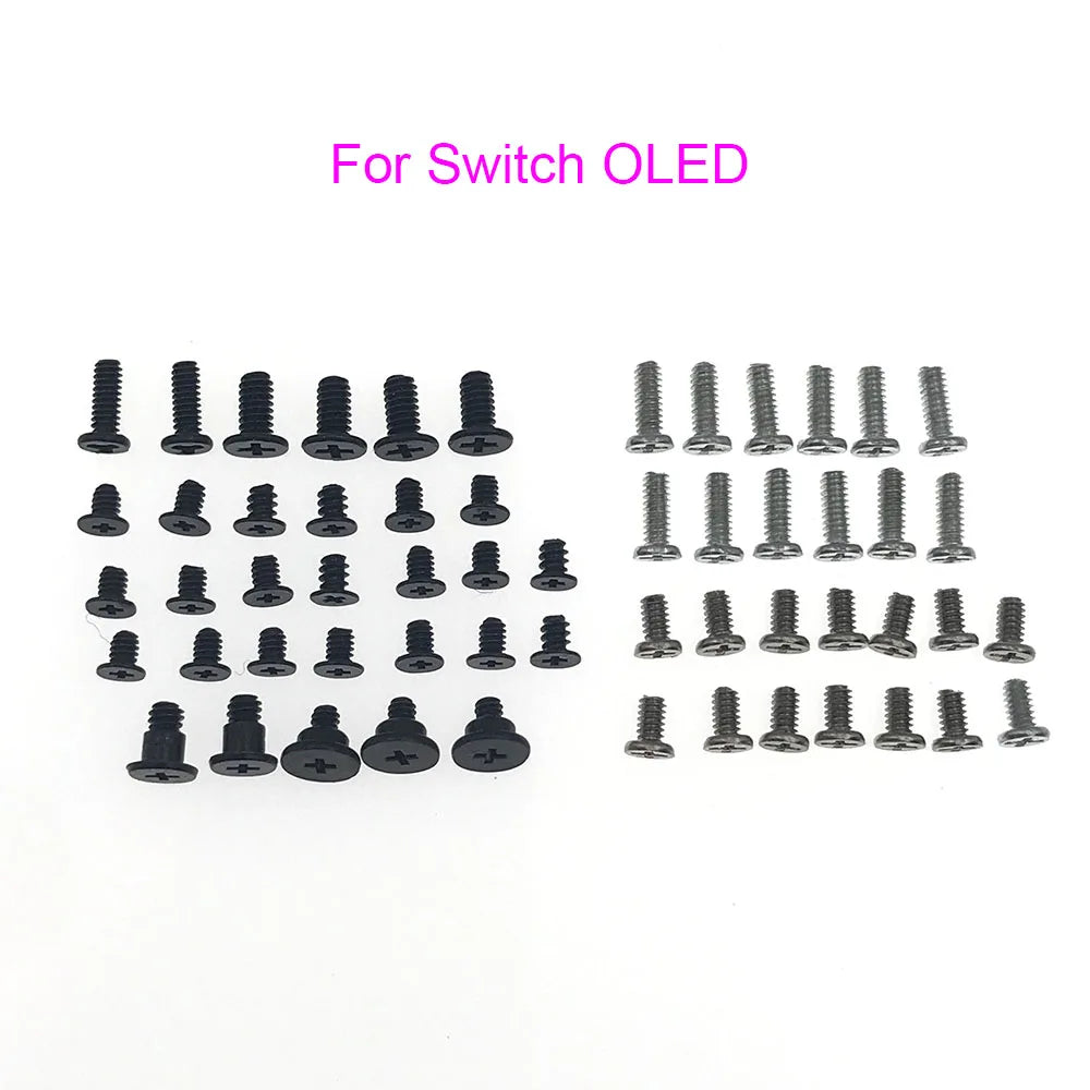 1Set Console Housing Screw For Switch NS Lite Oled Pro Full Set Screw Mount Replacement Kit Game console repair parts