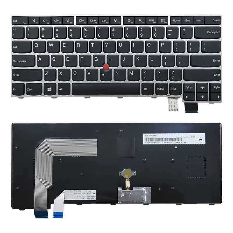 Upper case keyboard for Lenovo S2 T460s T470p T480 E431 E440 E450 T495 T490S keyboard keycap Lenovo laptop repair parts