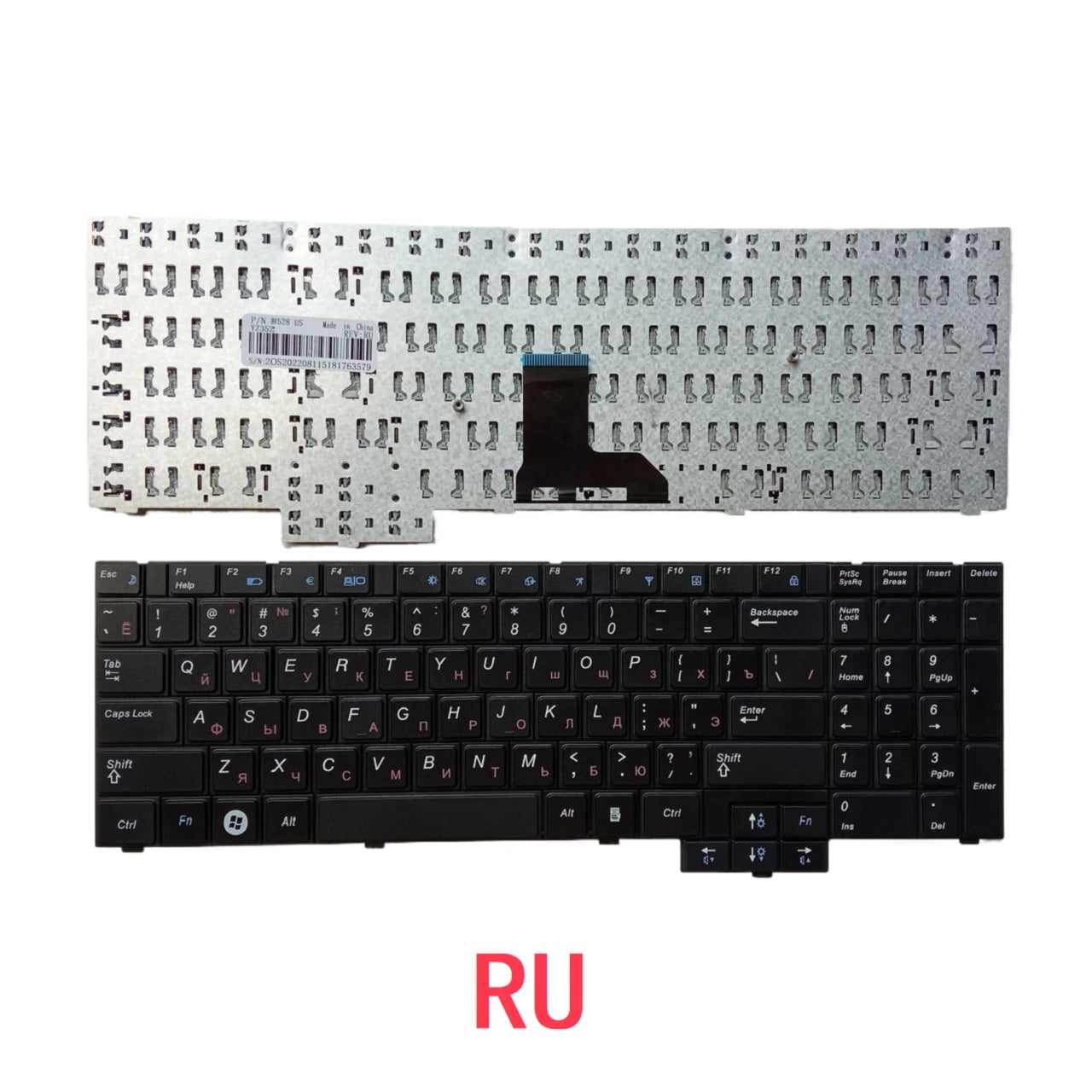 New US Russian Laptop Keyboard For Samsung R528 R620 NP-R620 R525 NP-R525 R530 R540 R517 RV508 R523 SAMSUNG laptop repair parts