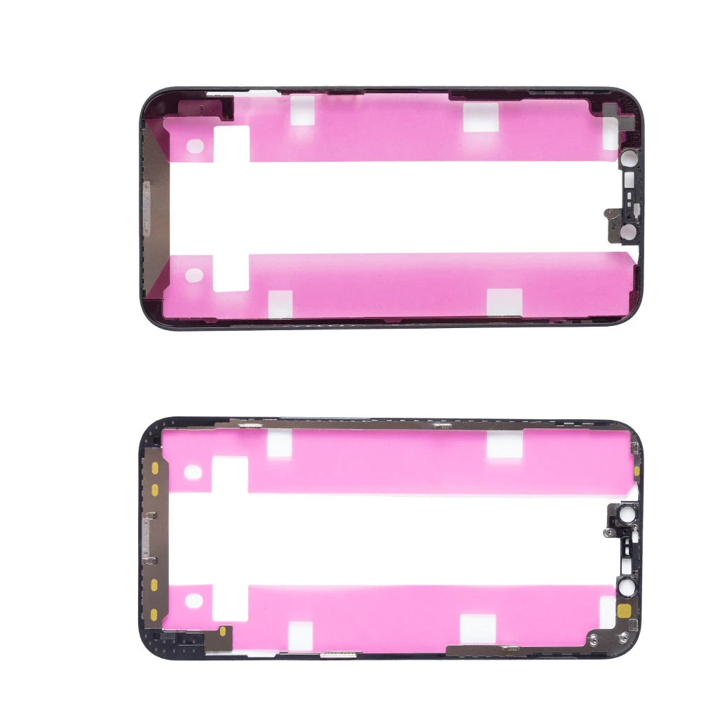 1pcs For iPhone X XS max 11 12 13 14 15 16 17 Air Mini Pro Max Front Bezel LCD Middle Frame with Adhesive Holder Housing Repair iPhone phone repair parts