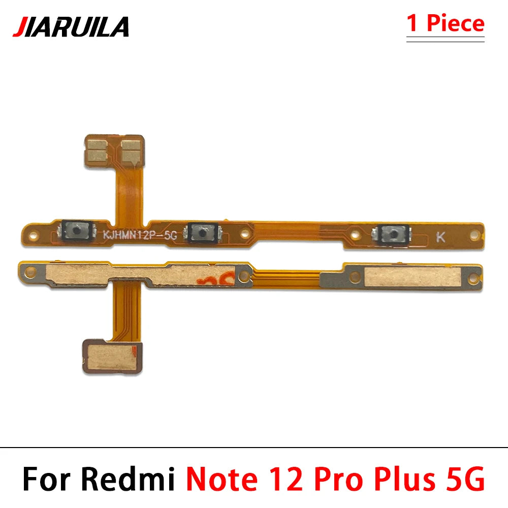 Power On Off Volume Side Button Key Flex Cable For Xiaomi Redmi Note 10 10s 11 11s 11T 11E 12 12s 13 Pro Plus 4G 5G Xiaomi Xiao mi phone repair parts