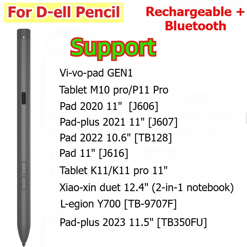 Tablet Pencil Stylus Touch Screen Pen for Xiao-xin pad pro Tab M10 p11 pro J607/606 TB128 J706/716/616 K606 K11 Y700 TB350FU pen