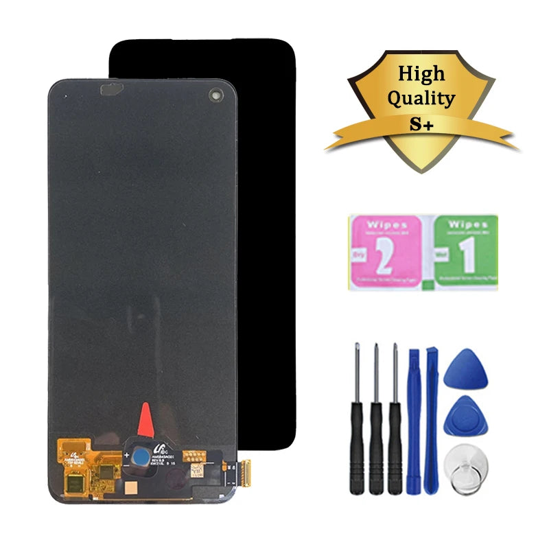 Super AMOLED For Oppo Reno7 5G CPH2371 LCD Reno 7 5G Display LCD Display With Frame Touch Screen Digitizer Assembly Parts Oppo phone repair parts