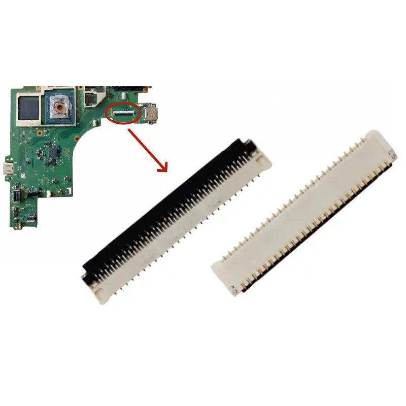 10PCS 53PIN 41PIN 43PIN LCD Screen Display Connector for NS Switch/Switch Lite/Switch OLED FPC Connector Socket for Switch 2 Game console repair parts