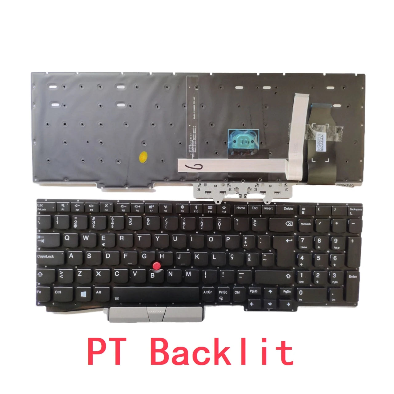 New US Russian Spanish Latin Arab Portuguese Laptop Backlit Keyboard For Lenovo Thinkpad E15 Gen1 Notebook PC Replacement Lenovo laptop repair parts
