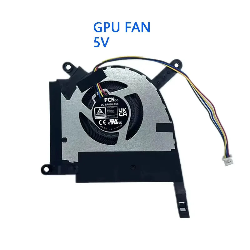NEW Original LAPTOP CPU GPU Cooling Fan For ASUS TUF 3 FX507 FX507Z FA507R FX707ZR FA707 TUF F15 5V 12V RTX3050 RTX3060 RTX3070