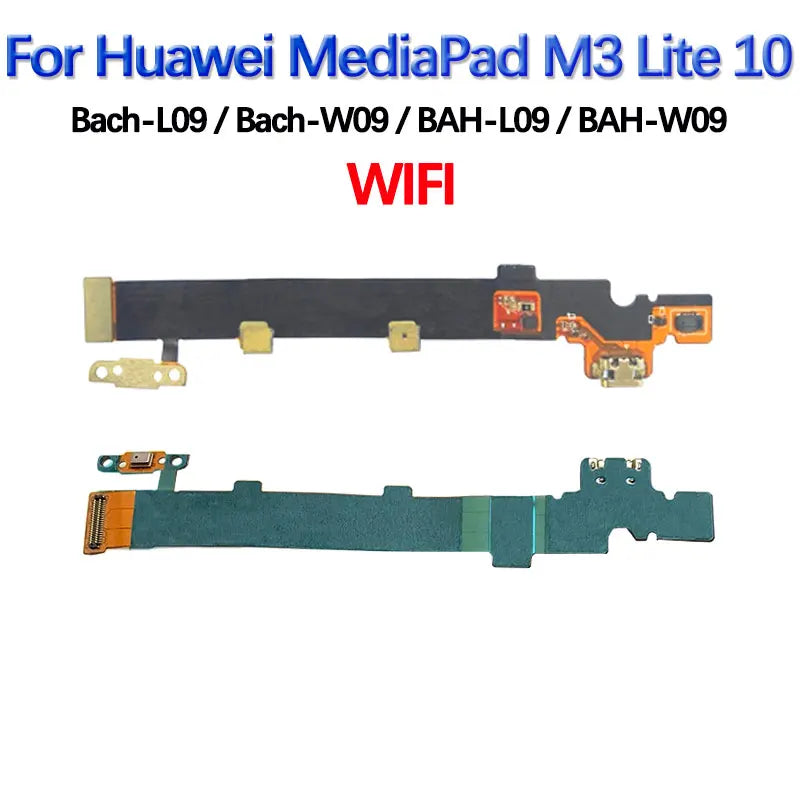 New Dock Connector Charger For Huawei MediaPad M3 Lite 10 Bach-L09/Bach-W09/BAH-L09/BAH-W09 USB Charging Port Flex Cable Ribbon Tablet repair parts