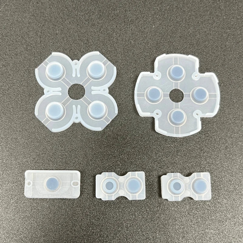 20Sets for PS4 Game Pad Controller JDM 050 055 JDS 001 011 040 Conductive Silicone Rubber Pads for Dualshock 4 L1 L2 R2 Buttons Game console repair parts