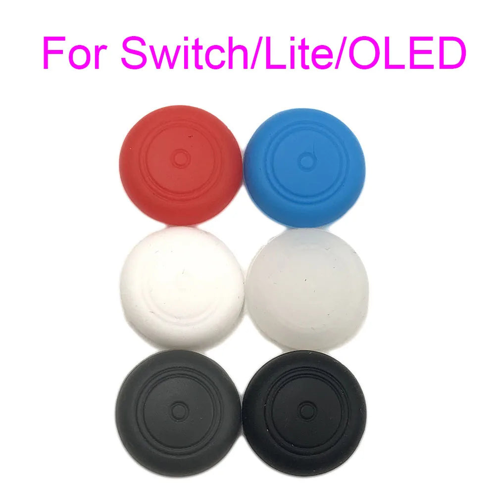 50 pcs Soft Silicone Analog Thumb Stick Grips Caps For Joy Con Cover Thumbsticks Cap Skin For Nintend Switch NS JoyCon Controlle Game console repair parts