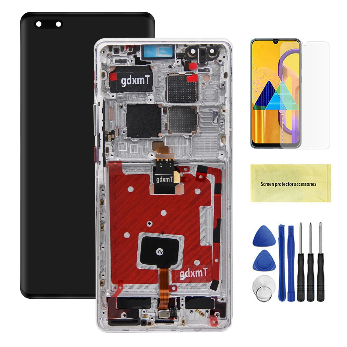 For Huawei Mate 40 Pro NOH-NX9 NOH-AN01 LCD Display Touch Screen Digital For Huawei Mate 40 Pro Screen Replacement Tested HUAWEI phone repair parts