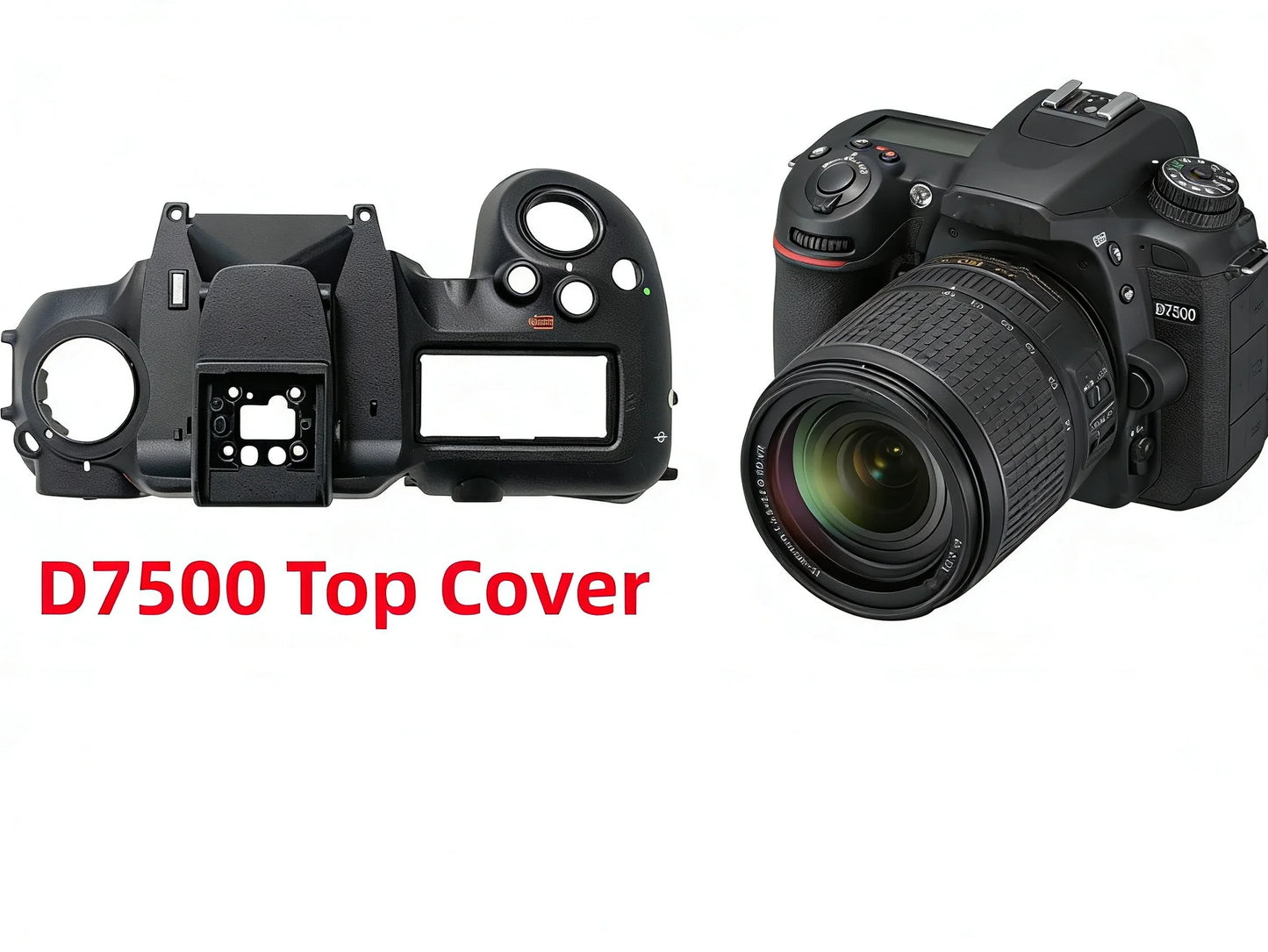 New Top Cover Shell Without Parts for Nikon D7500 Camera Top Cover Replacement Part Digital Camera repair parts