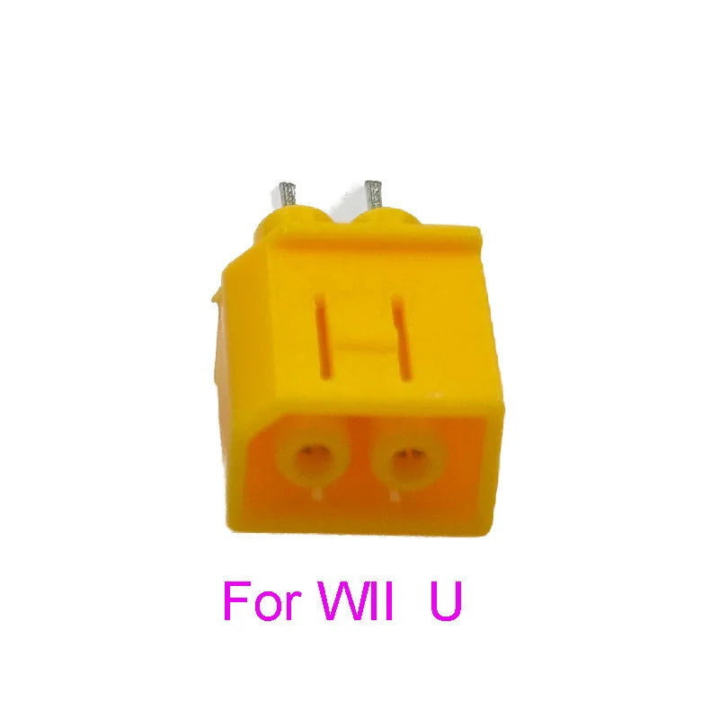 2PCS DIY Male Charging Plug Connect Port Socket Interface Connector for Wii & Power Supply Charger Game console repair parts