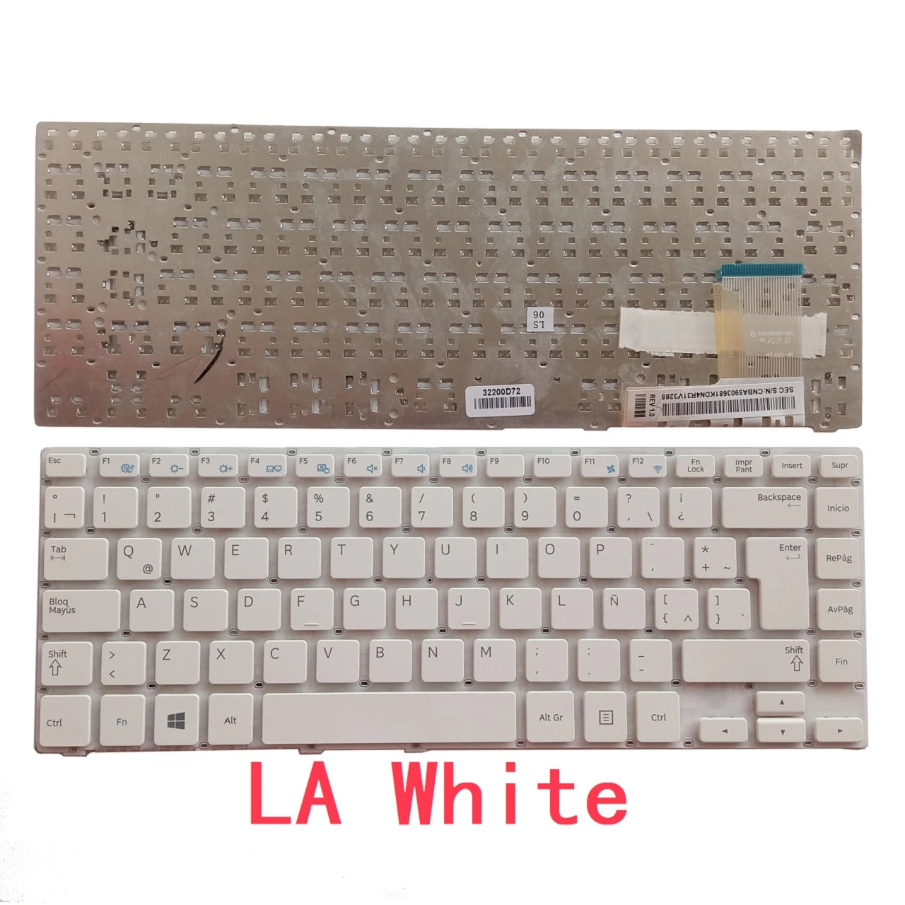 New US Latin Laptop Keyboard For Samsung 370R4E 450R4V 450R4Q 530U4E 450R4E NP470R4E 455R4J NP-370r4e Notebook PC Replacement SAMSUNG laptop repair parts