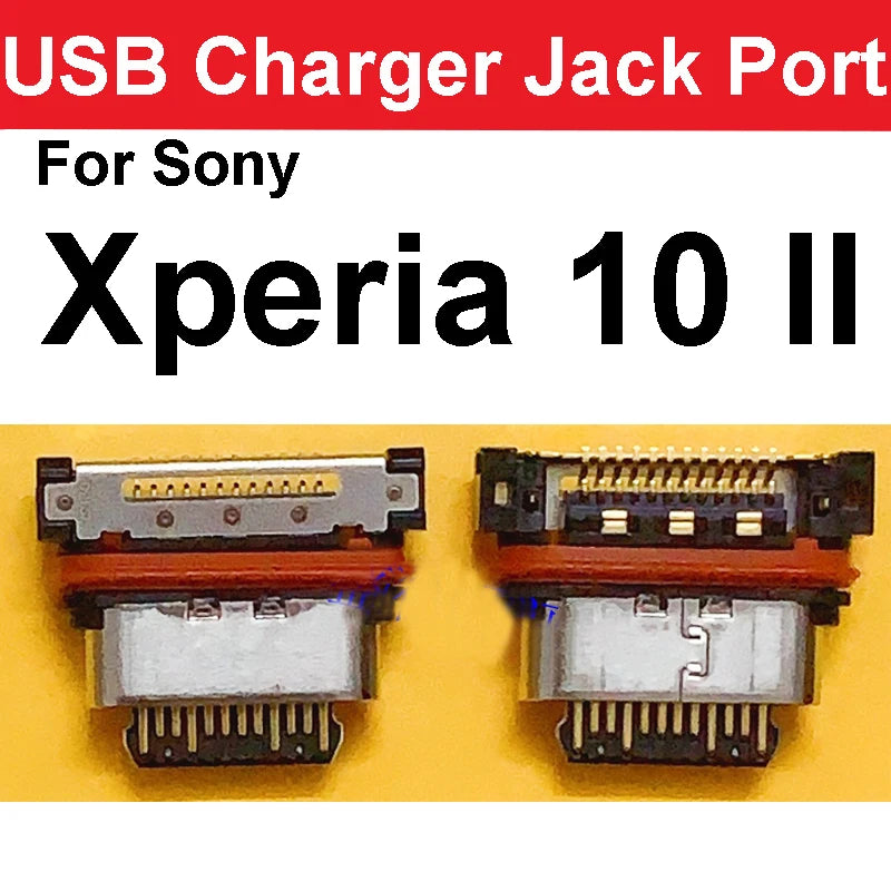 Micro USB Charging Port For Sony Xperia 1 5 8 10 10 Plus Xperia 1 II 5 II 10 II Mini Tpye C USB Charger Dock Connector Parts Sony phone repair parts