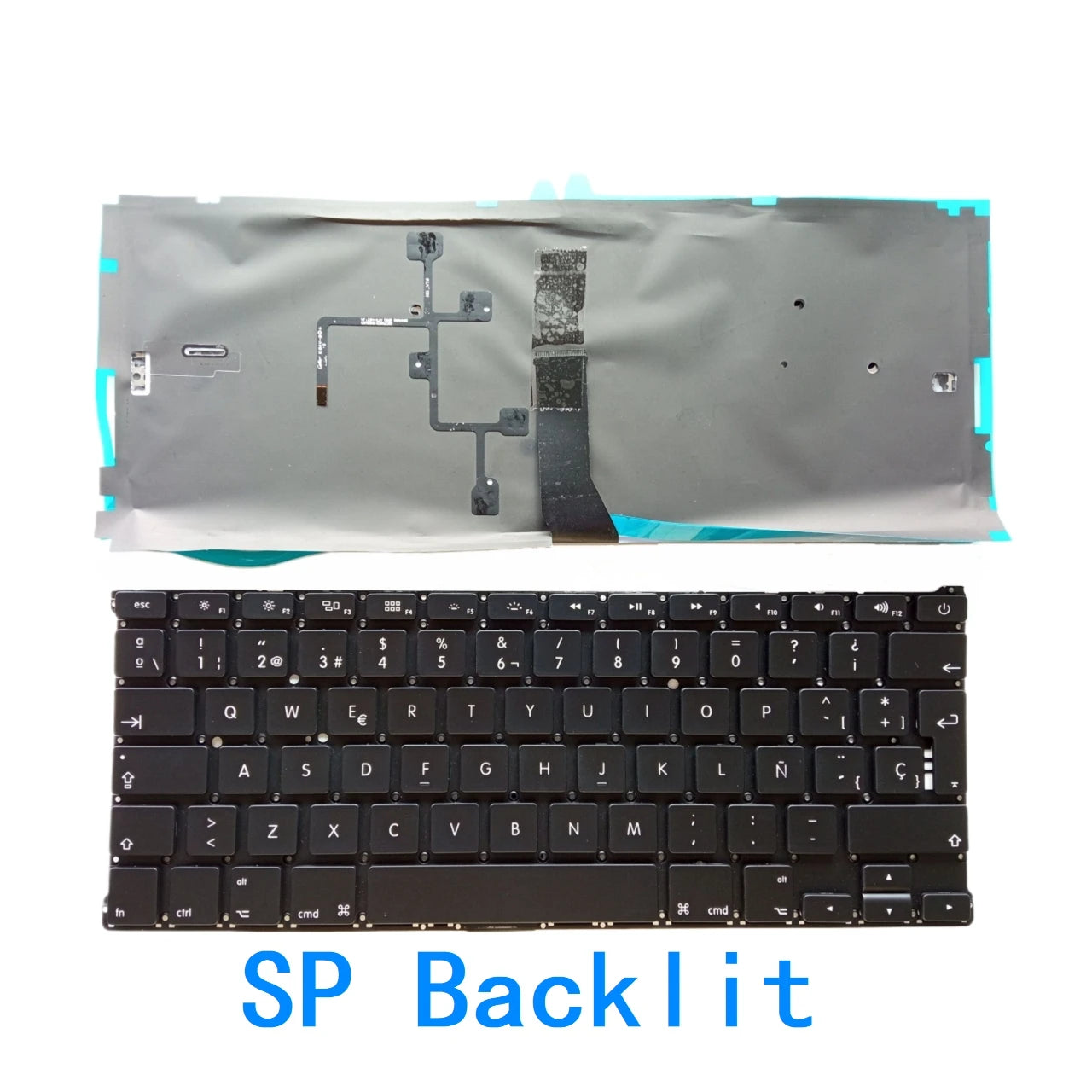 New US Russian Spanish UK Language Backlit Keyboard For Apple Macbook Air 13.3" A1369 A1466 2011 2012 2013 2014 2015 2017 Year MACBOOK laptop repair parts