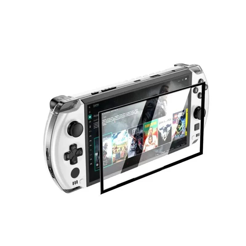 For GPD WIN 4 Tempered Glass Screen Protector Game Win4 Full Screen 6 Inch Palmtop Computer Full Cover Edge Protective Film Game console repair parts