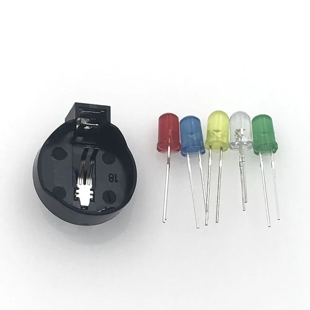 Color Power LED Kit Capacitor Battery Holder Kit For Nintendo GameCube For NGC Battery Upgrade Game console repair parts