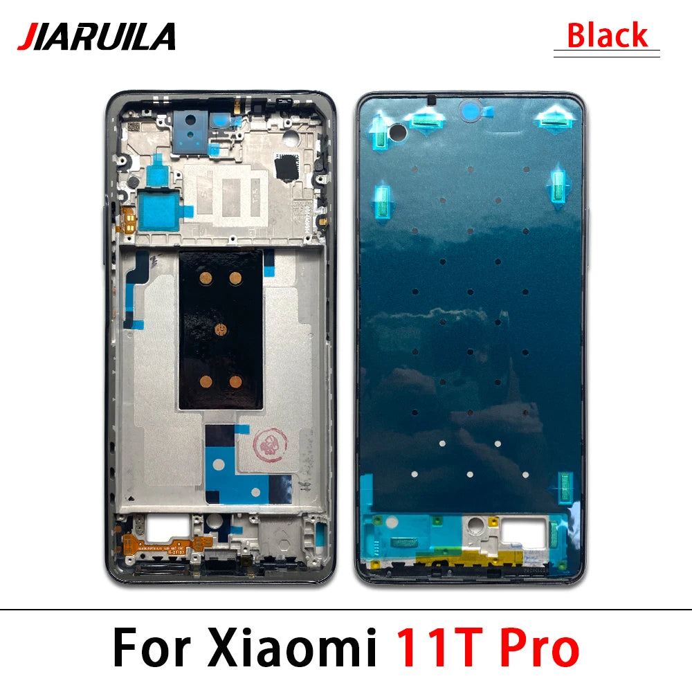 Housing Middle Frame Bezel Plate Cover For Xiaomi Mi 11T / Mi11T Pro Black / Silver Xiaomi Xiao mi phone repair parts
