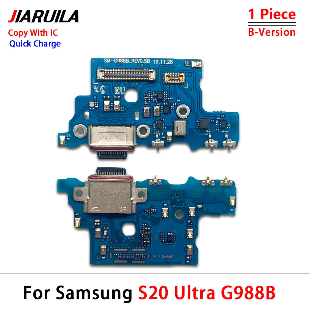 For Samsung Note 10 Plus Lite S20 Plus Ultra S981B S986B S988B N976F USB Charging Port Dock Charger Connector Board Flex Cable Samsung phone repair parts