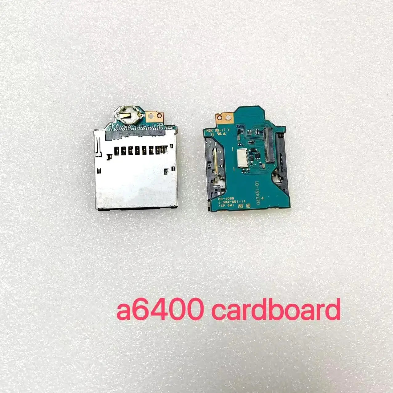 Original SD Memory Card Slot Reader Board PCB CN-1039 for Sony ILCE-6400 a6400 A6400 Repair Part Digital Camera repair parts