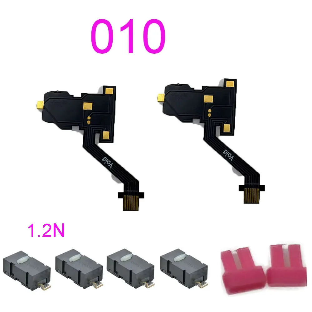 1set DIY Micro Switch Clicky 0.9 N Hair Trigger Kit for PS5 Controller BDM-010 & BDM-020, Shoulder Buttons Game console repair parts