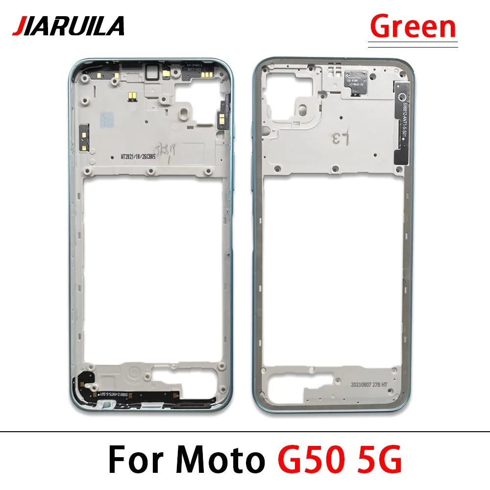 For Motorola Moto G13 G23 G53 G31 G41 G71 G50 5G Middle Frame Holder Housing Replacement Repair Parts Motorola phone repair parts