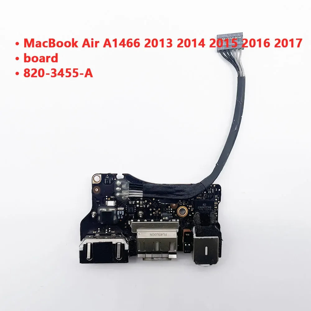 OEM For MacBook Air A1466 MD231 2012 2013 2014 2015 2016 2017 laptop USB audio DC Power Jack DC-IN Charging Flex Cable board Macbook repair parts