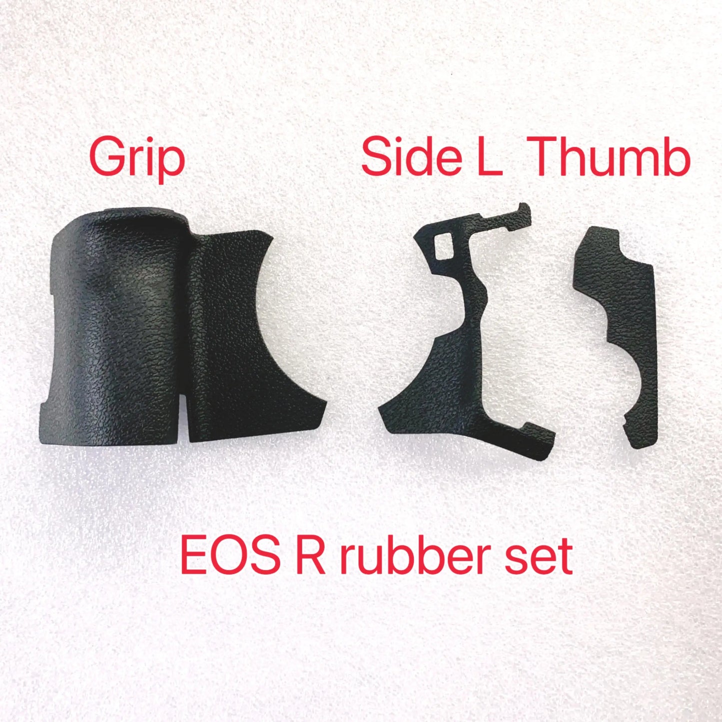 New Original Body Rubber Set for Canon EOS R Grip Hands Rubber/Side Rubber/Thumb Rubber SLR Digital Camera repair parts