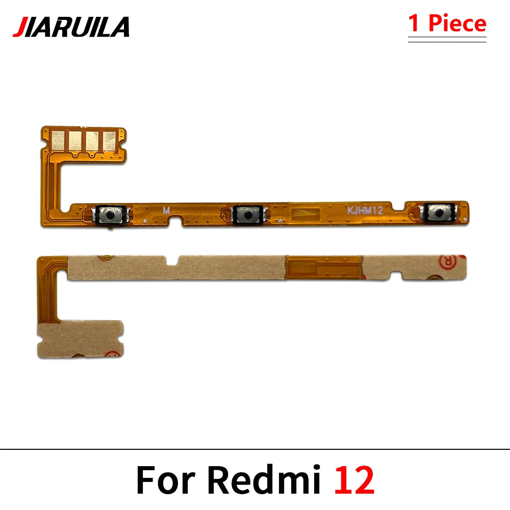 New Power Volume Button Key Flex Cable For Xiaomi Redmi 10 10A 10C 12 12C 13 13C 14C 15 15C Xiaomi Xiao mi phone repair parts