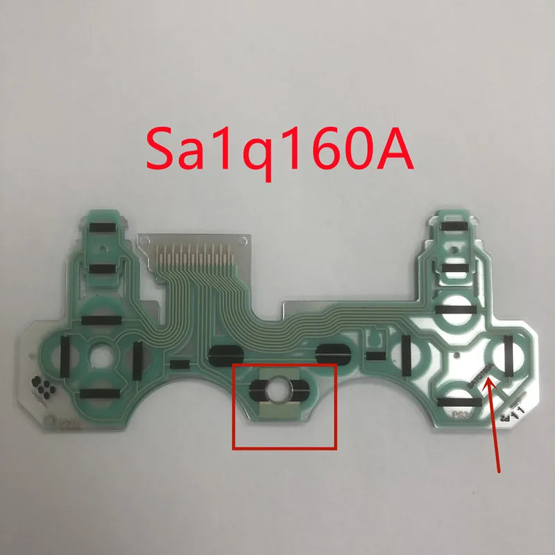 20pcs/lot for Ps3 Game Controller Conductive Film Keypad Button Ribbon Flex Cable SA1Q160A SA1Q194A SA1Q135A SA1Q188A Game console repair parts