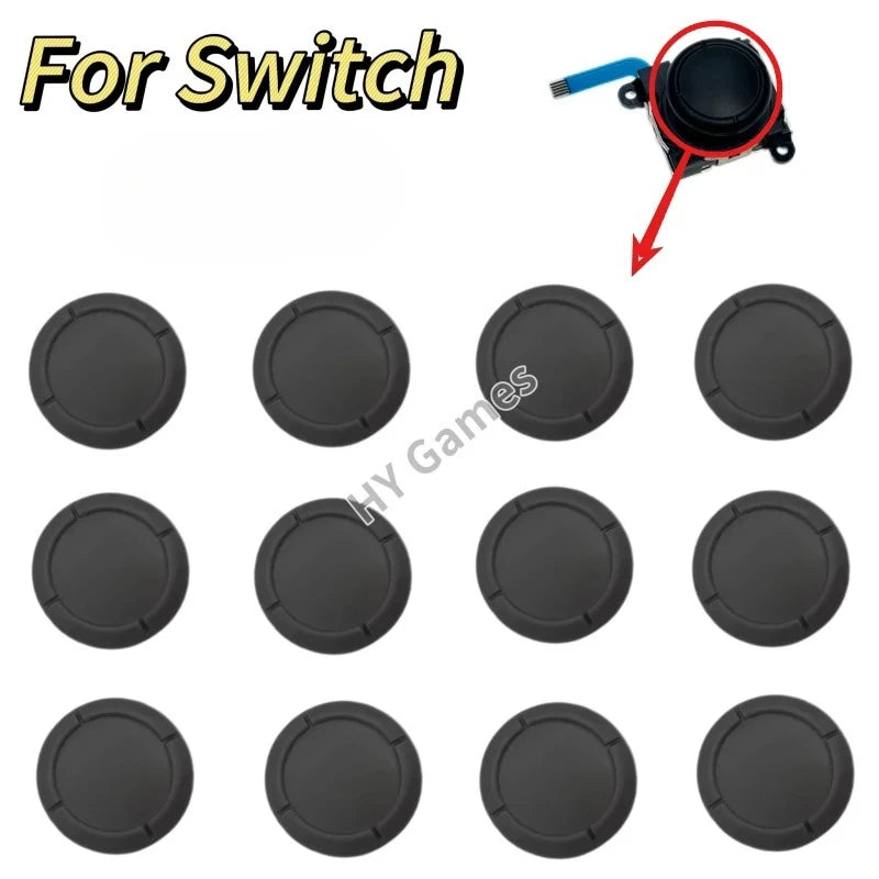 300pcs/lot Black Cap for Nintendo Switch NS Switch Lite Console 3D Analog Joystick Controller Button Replacement Game console repair parts