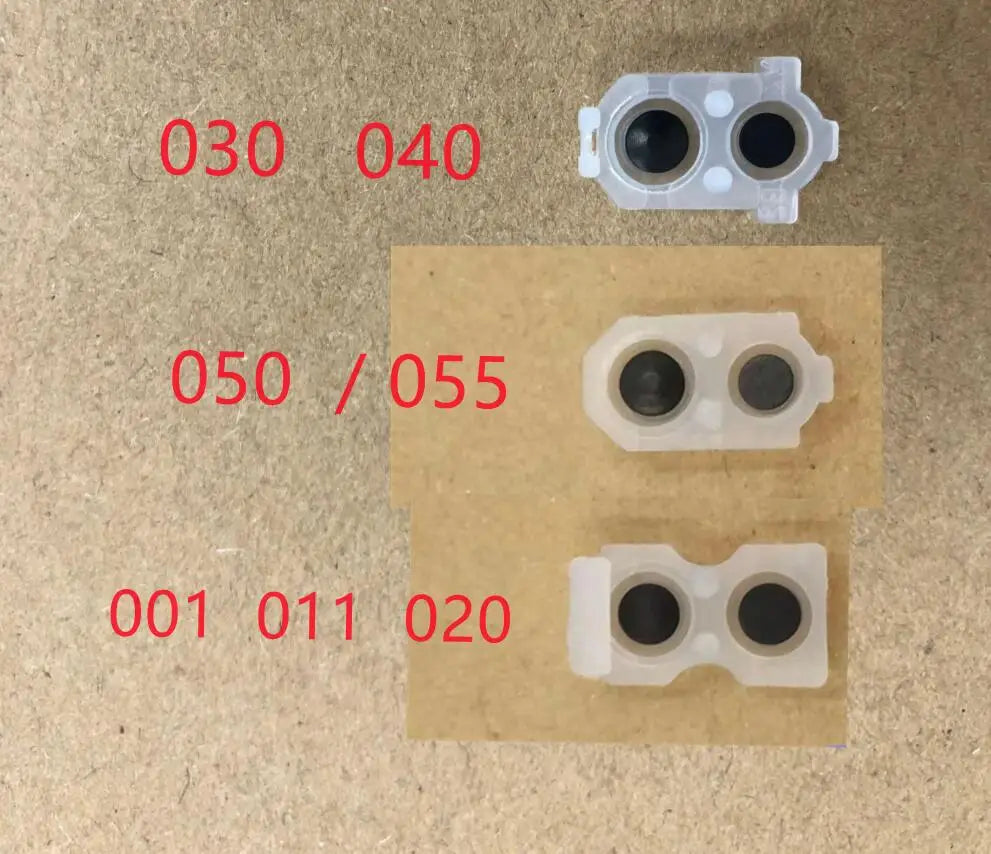 100pcs=50pairs L2 R2 L1 R1 Rubber Buttons For PS4 Controller JDS 001 011 030 JDM-030 040 055 Conductive Rubber Pads Game console repair parts