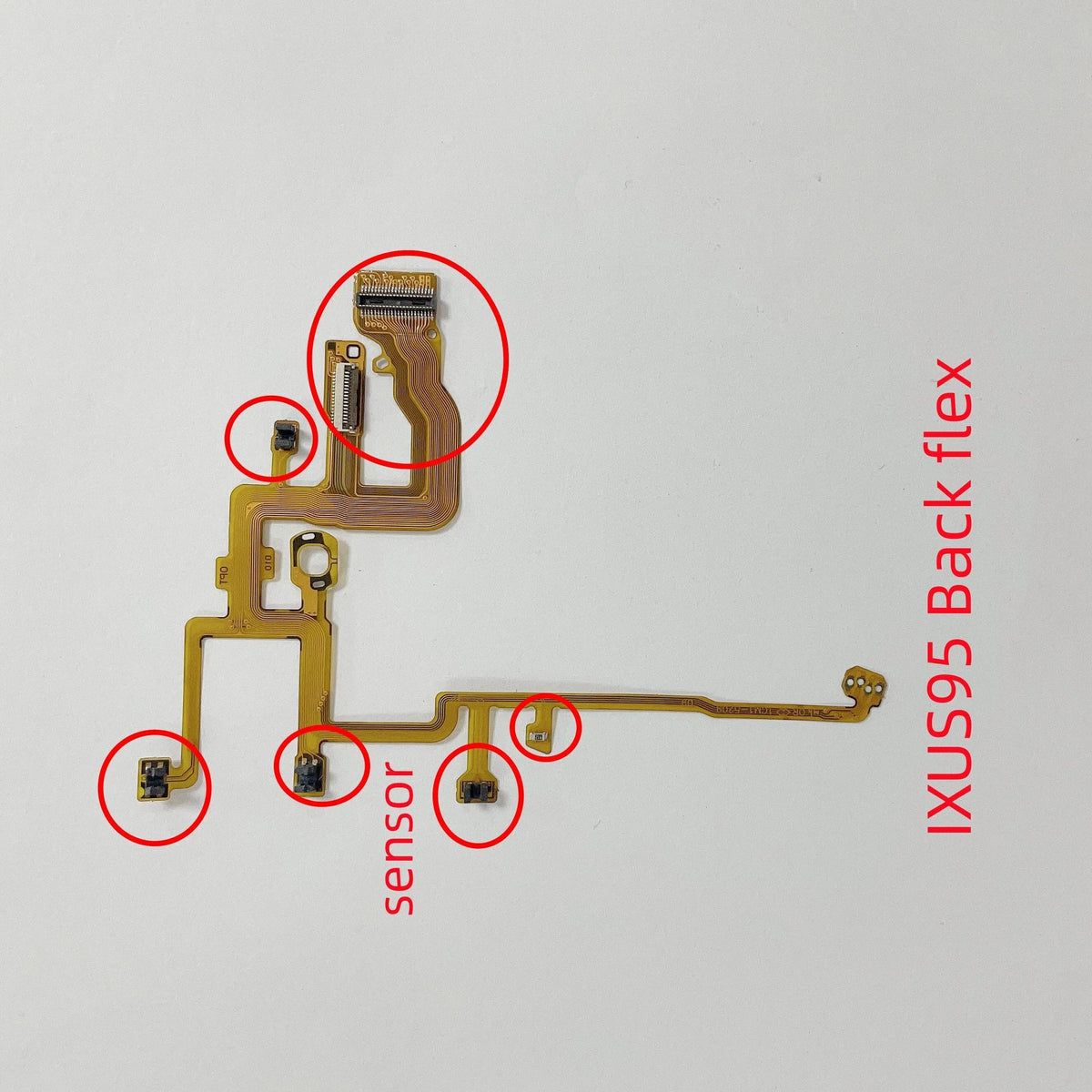 New IXUS95 LENS Back Flex Cable With Sensor and IC For Canon IXUS95 Camera Lens Cable Digital Camera repair parts