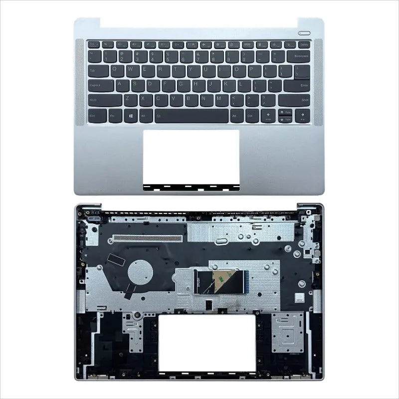 Upper case keyboard for Lenovo Xiaoxin 14 IAH8 IRL8 ABR8 Slim 5 14 2023 topcase palmrest keyboard cover touchpad assembly Lenovo laptop repair parts