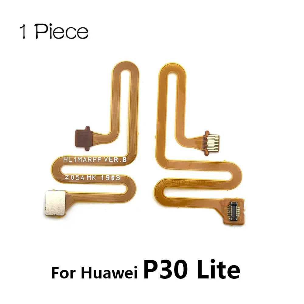 10Pcs, Fingerprint Sensor Touch ID Connecter Flex Cable For Huawei Honor 8 9 10 7X 8X 9X P10 P20 P30 Lite Pro P Smart Plus 2019 Huawei phone repair parts