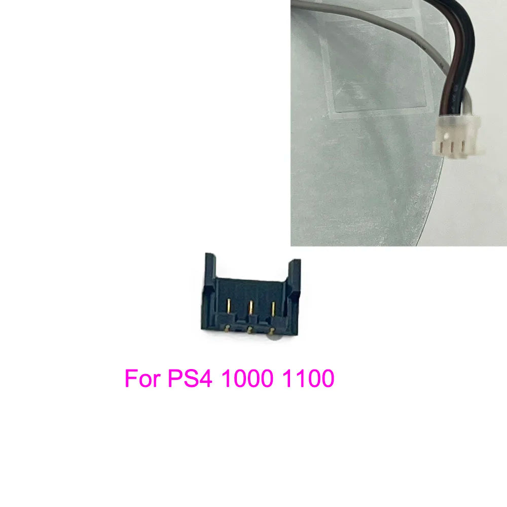 2PCS Black 3Pin Fan Header Board Connector for PS4 Repair - CUH-10xxx, CUH-11xxx 1000 1100 Game console repair parts
