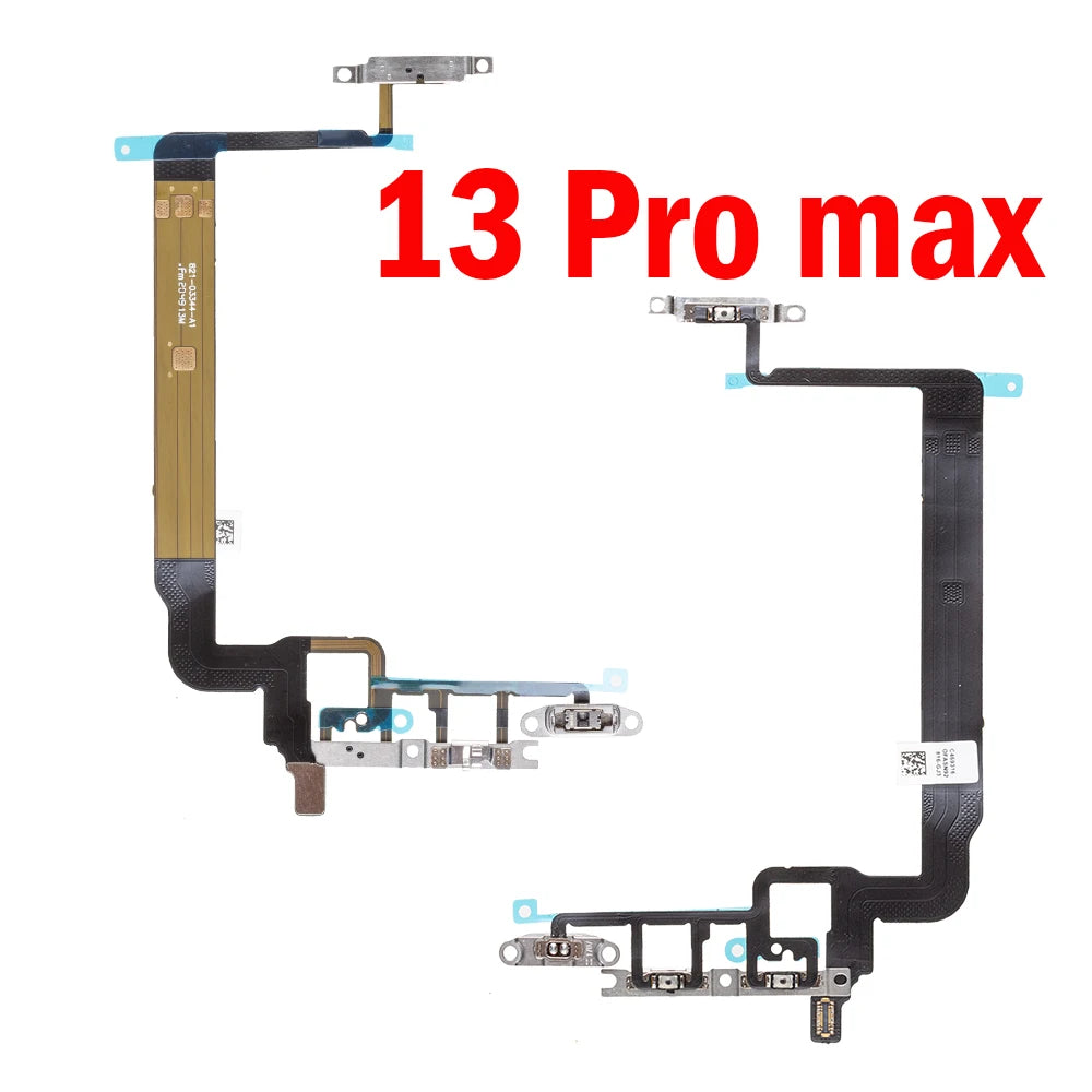 1pcs On Off Key Ribbon Power Switch Volume Button Flex Cable For iPhone 13 mini Pro Max Replacement Parts iPhone phone repair parts