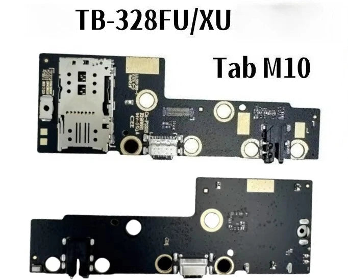 USB Charging Port Connector Plug Jack Charge Dock Board Flex Cable For Tab M10 10.1" TB328FU/XU lcd power Volume cable repair Lenovo tablet repair parts