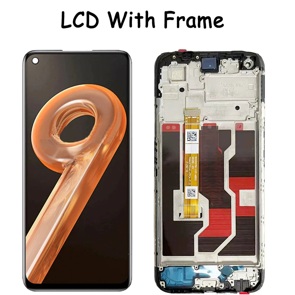 High Quality For OPPO A96 Global LCD CPH2333 Display Screen LCD Touch Panel Digitizer Replacement For Oppo A96 4G LCD With Frame Oppo phone repair parts