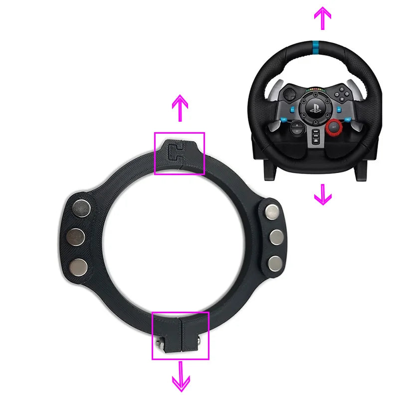 1Set New Version For Logitech Magnetic Paddle Shifter Mod for Sim Racing G29 G920 G923 Game console repair parts