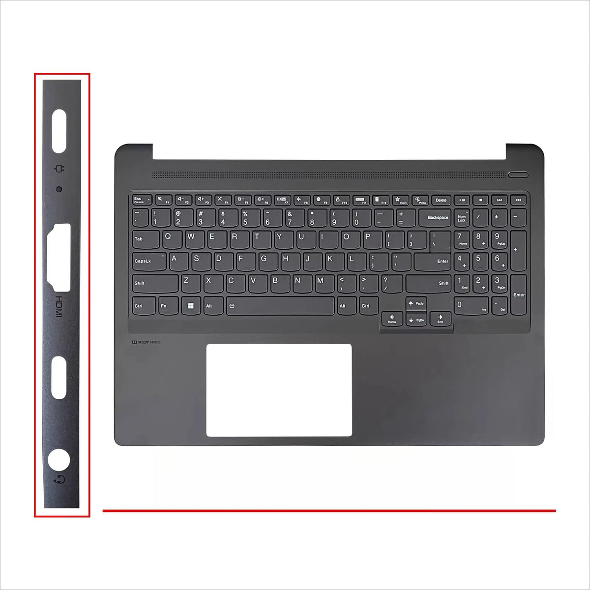 Upper case keyboard for Lenovo Xiaoxin PRO 16ACH IHU 2021 ideapad 5 Pro-16IHU6 topcase palmrest cover touchpad 5CB1C81089 5CB1C75002 Lenovo laptop repair parts