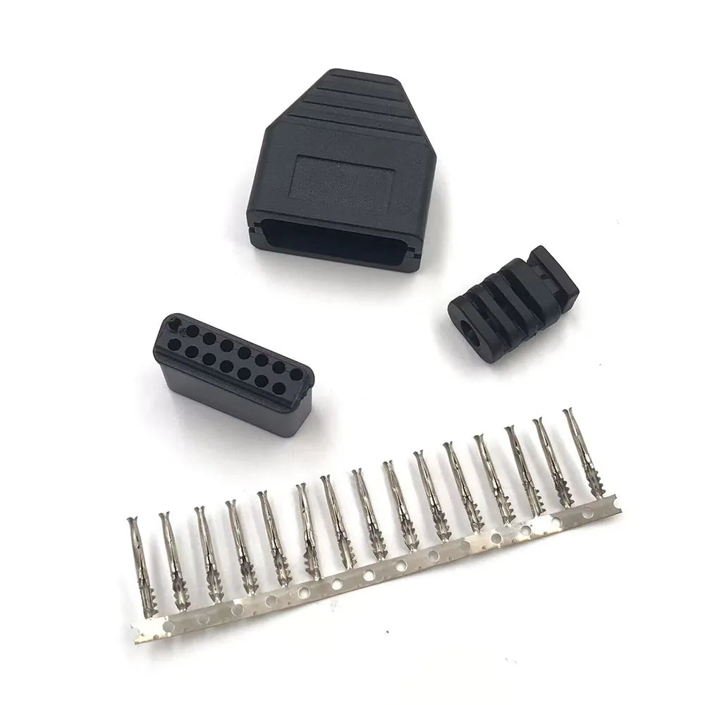 2Sets 15Pin Controller Port Connector For SNK /FC For NEOGEO /CD Controller Plug Repair Parts Game console repair parts