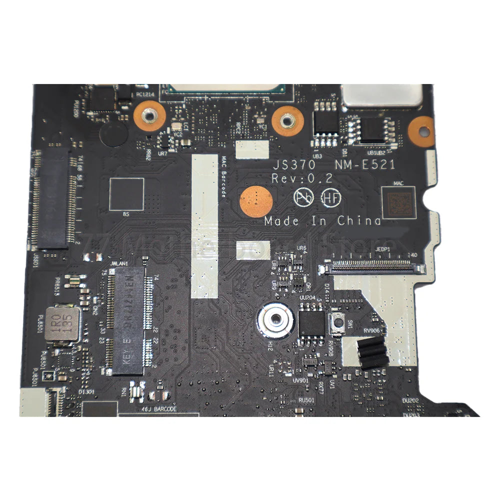 Laptop Motherboard For Lenovo Yoga Slim 7 Carbon 13IAP7 NM-E521 UMA With CPU I5 1240P I7 1260P RAM 8G/16G 5B21J10856 Lenovo laptop repair parts