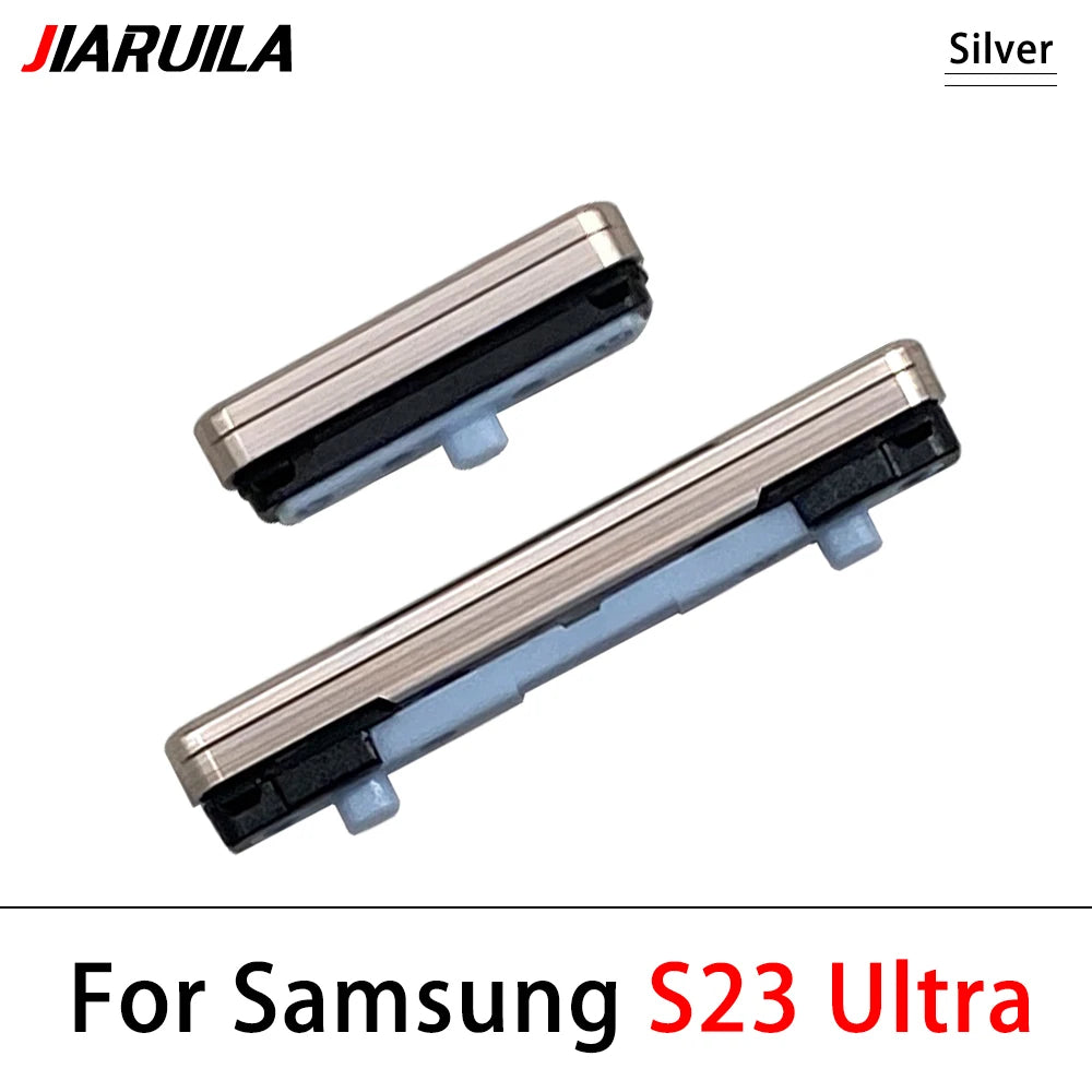 For Samsung S22 S23 Plus Ultra 5G Power Button + Volume Side Button Key Replacement Parts Samsung phone repair parts