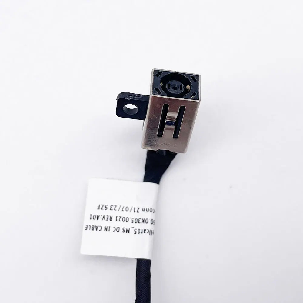 For Dell Inspiron 7300 7306 7500 7506 2-IN-1 Laptop DC Power Jack DC-IN Charging Flex Cable 0VGYC4 450.0K305.0021 0M4GJ3 Dell laptop repair parts