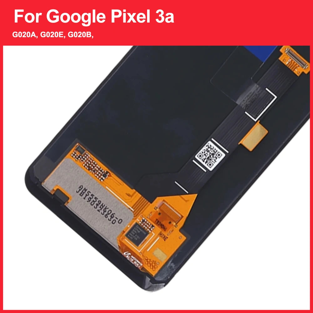 Super OEM For Google Pixel 3A Display Touch Digitizer Assembly LCD Screen Replacement Repair G020A, G020E, G020B, G020G ,G020H Google phone repair parts