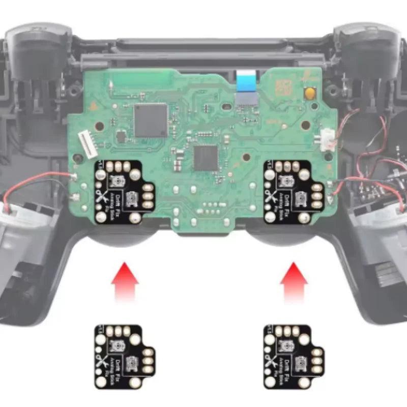 30PCS Universal Gamepad Joystick Drift Repair Board Controller Analog Thumb Stick Drift Fix Mod for PS4 PS5 Xbox One Board Game console repair parts