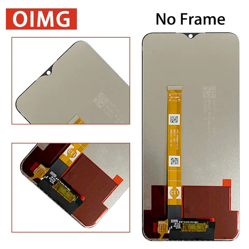 6.52"High Quality For Oppo A54s LCD CPH2273 DIsplay With Frame Digitizer Assembly For Oppo A54S LCD Replacement Repair Parts Oppo phone repair parts Realme phone repair parts