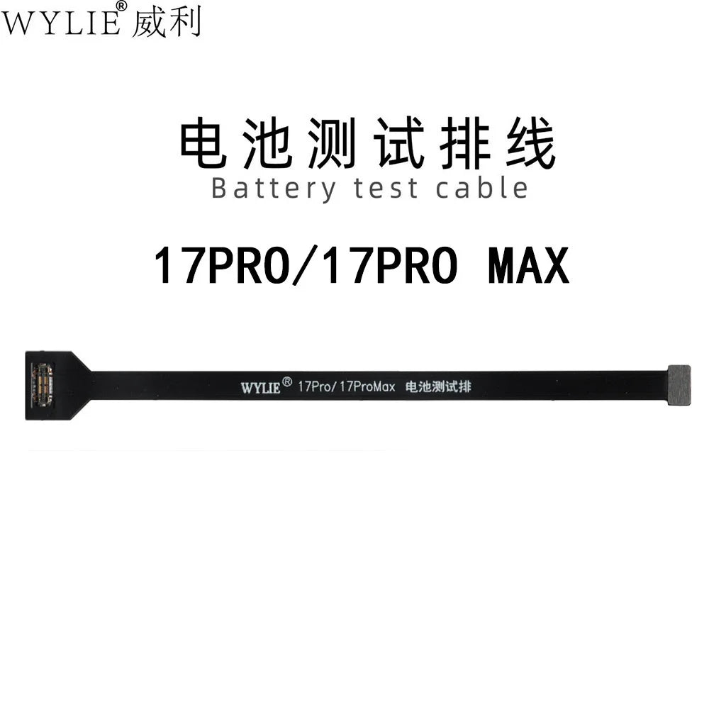 For iPhone 17 Pro Max WYLIE Battery Extension Tester Flex Cable For iPhone 8 8P X XS XSM XR 12 13 14 16 Mobile Phone Repair Tool Professional Repair Tools