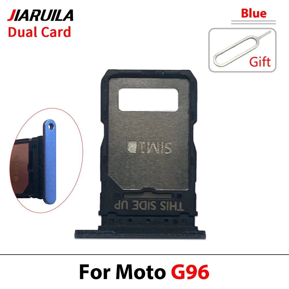 New For Motorola Moto G05 G15 G25 G75 G85 G56 G96 SIM Card Tray Slot Holder Adapter Accessories Motorola phone repair parts